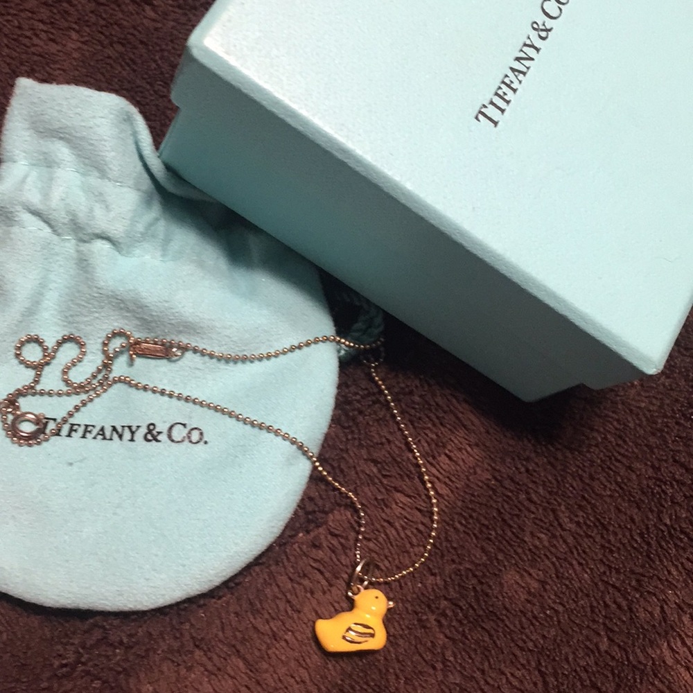 Tiffany & Co. yellow Ducky necklace